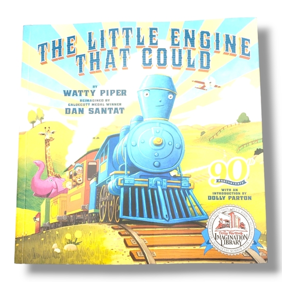 The Little Engine That Could 90th Anniversary Dolly Parton Book Imagination Libr - Picture 1 of 2